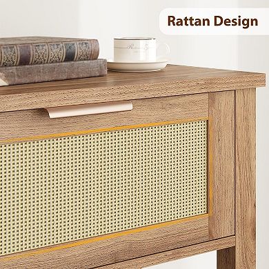 Entryway Table with Drawers Set Of 2