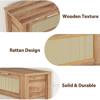 Entryway Table with Drawers Set Of 2