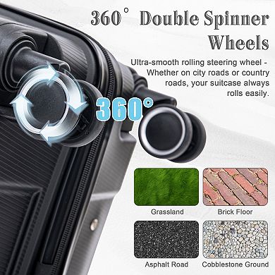 Hardshell Luggage Sets 4 Piece Spinner Suitcase Set