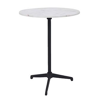 Renwil Barker Side Table In Black Color