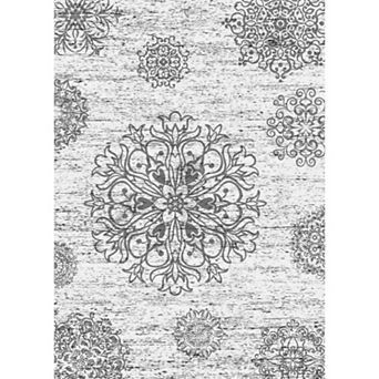 5x7ft Boho Washable Vintage Area Rug, Ultra Soft Non-Slip Carpet