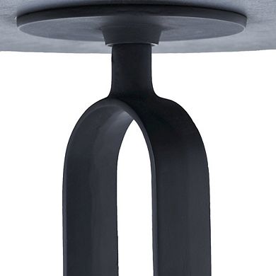 Renwil Eryx Side Table In Black Color