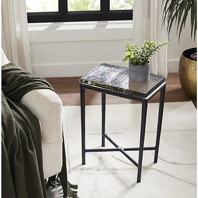 Renwil Aria Side Table In Black Color