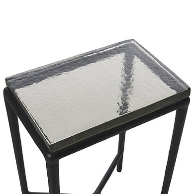 Renwil Aria Side Table In Black Color