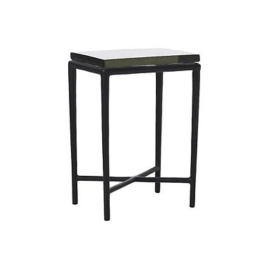 Renwil Aria Side Table In Black Color