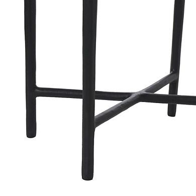 Renwil Aria Side Table In Black Color
