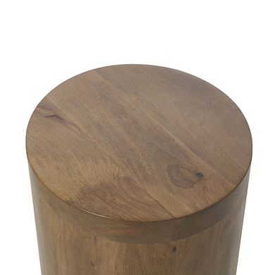 Renwil Salvatore Side Table In Beige Color