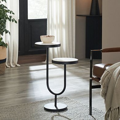 Renwil Ambra 25in Height Table, Black