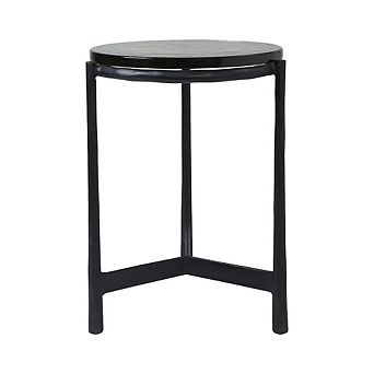 Renwil Avila Side Table In Black Color