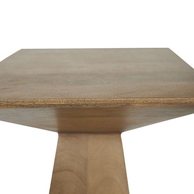 Renwil Garnett Side Table In Beige Color