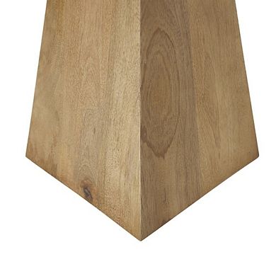 Renwil Garnett Side Table In Beige Color