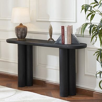 Renwil Dayna Console Table In Black Color