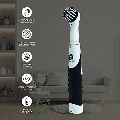 Pursonic Cleaning Power Bundle: Power Scrubbers Brushes & Toilet Tablets