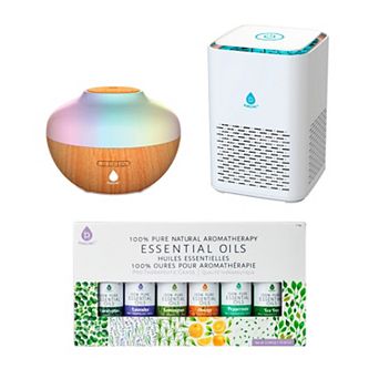 Pursonic Ultimate Wellness Bundle: Air Purifier, Diffuser & Essential Oils Set