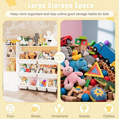 ANIXOL Kids Toy Storage Organizer with Bins