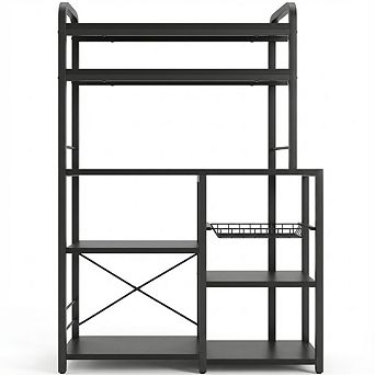 ANIXOL 6 tier Kitchen Baker’s Rack with Outlet
