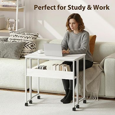 ANIXOL Folding Desk with Storage Shelf