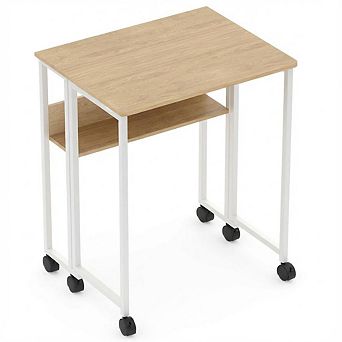 ANIXOL Folding Desk with Storage Shelf
