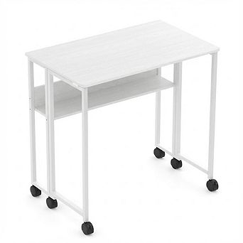 ANIXOL Folding Desk with Storage Shelf