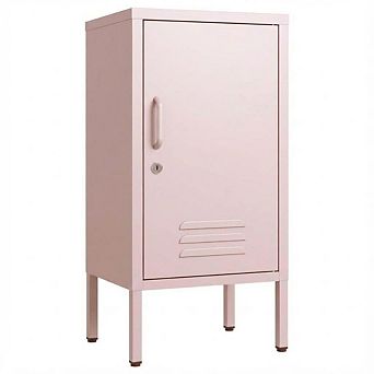 ANIXOL Metal Locker End Table with Door