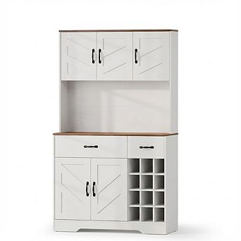ANIXOL Pantry Cabinet with Charging Station