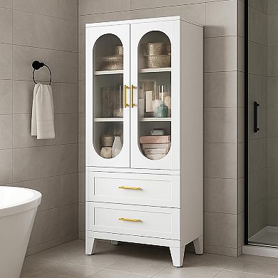 ANIXOL Metal Pantry Storage Cabinet