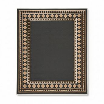 Washable Area Rug,Non Slip Non Shedding Modern Bordered Rug Stain Resistant