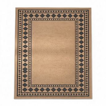 Washable Area Rug,Non Slip Non Shedding Modern Bordered Rug Stain Resistant