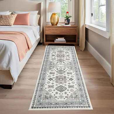 ANIXOL Washable Low-Pile Area Rug