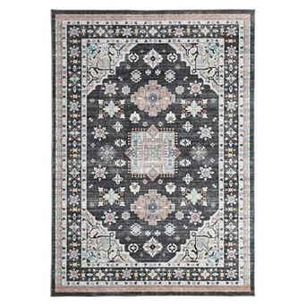 ANIXOL Washable Low-Pile Area Rug