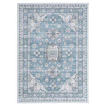 ANIXOL Washable Low-Pile Area Rug