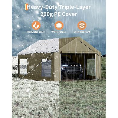 ANIXOL Heavy Duty Outdoor Carport Shelter