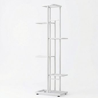 ANIXOL Six Tier Metal Corner Plant Stand for Indoor Outdoor