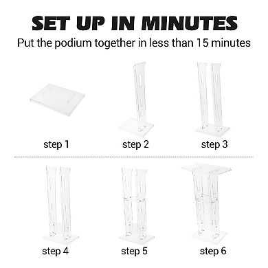 ANIXOL Acrylic Floor Podium Stand