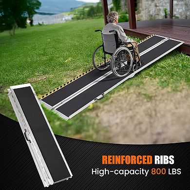 ANIXOL Portable Aluminum Wheelchair Ramp
