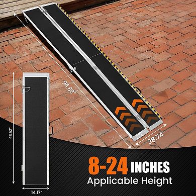 ANIXOL Portable Aluminum Wheelchair Ramp