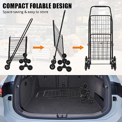 ANIXOL Folding Utility Shopping Cart