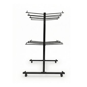 ANIXOL Heavy-Duty Folding Chair Rack Cart 84 Capacity