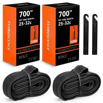 ANIXOL 2-Pack 700x25-32C Bike Inner Tubes with 48mm Presta Valve