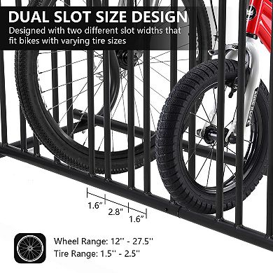 ANIXOL Commercial Floor Bike Rack