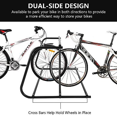 ANIXOL Commercial Floor Bike Rack