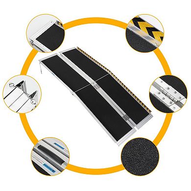 ANIXOL Portable Aluminum Wheelchair Ramp