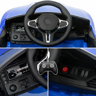 ANIXOL Licensed BMW M4 12V Kids Ride-On Car with Parent Remote