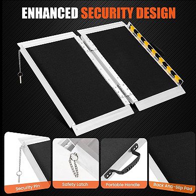 ANIXOL Portable Folding Wheelchair Ramp