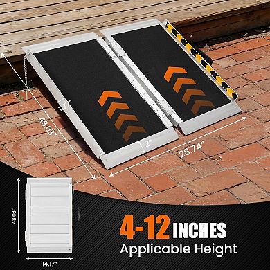 ANIXOL Portable Folding Wheelchair Ramp