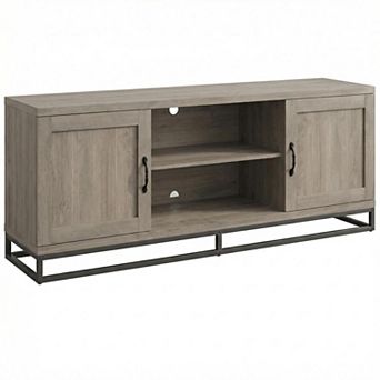 ANIXOL Mid Century TV Stand with Adjustable Shelves