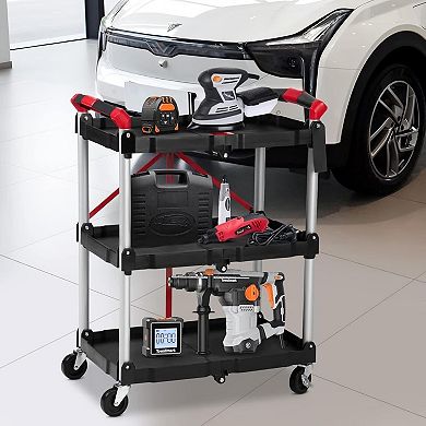ANIXOL Collapsible Rolling Utility Cart