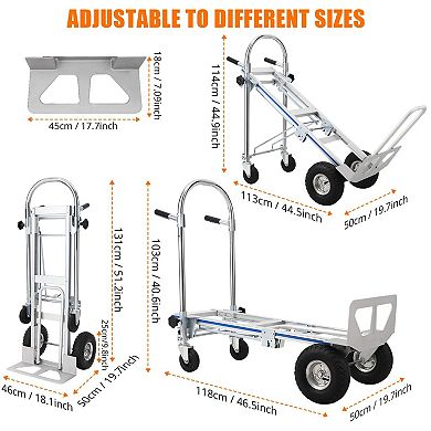 ANIXOL 3-in-1 Folding Hand Truck Dolly