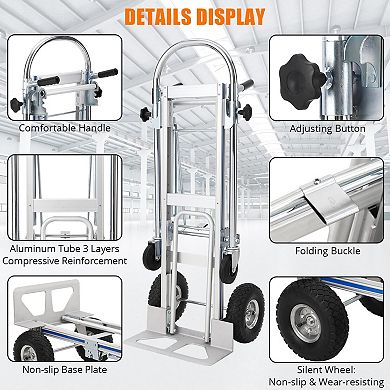 ANIXOL 3-in-1 Folding Hand Truck Dolly
