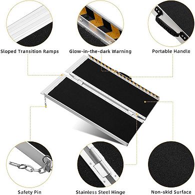 ANIXOL Portable Folding Wheelchair Ramp